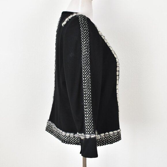 Escada Jersey Jacket Blazer Black - 44 - Picture 4 of 12